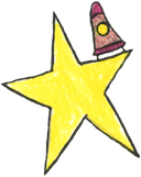 Large Rocket Star